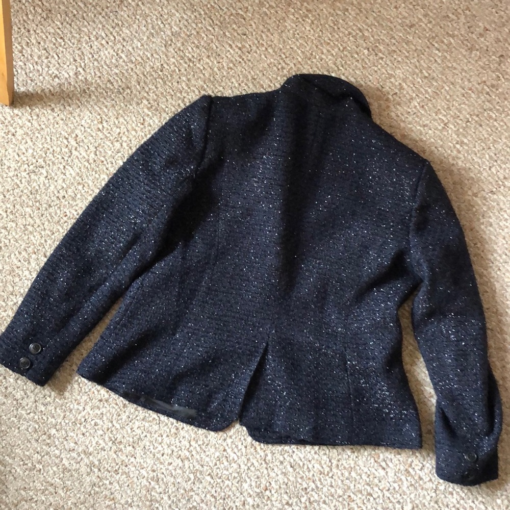 Notations Dress Jacket Lg Navy
